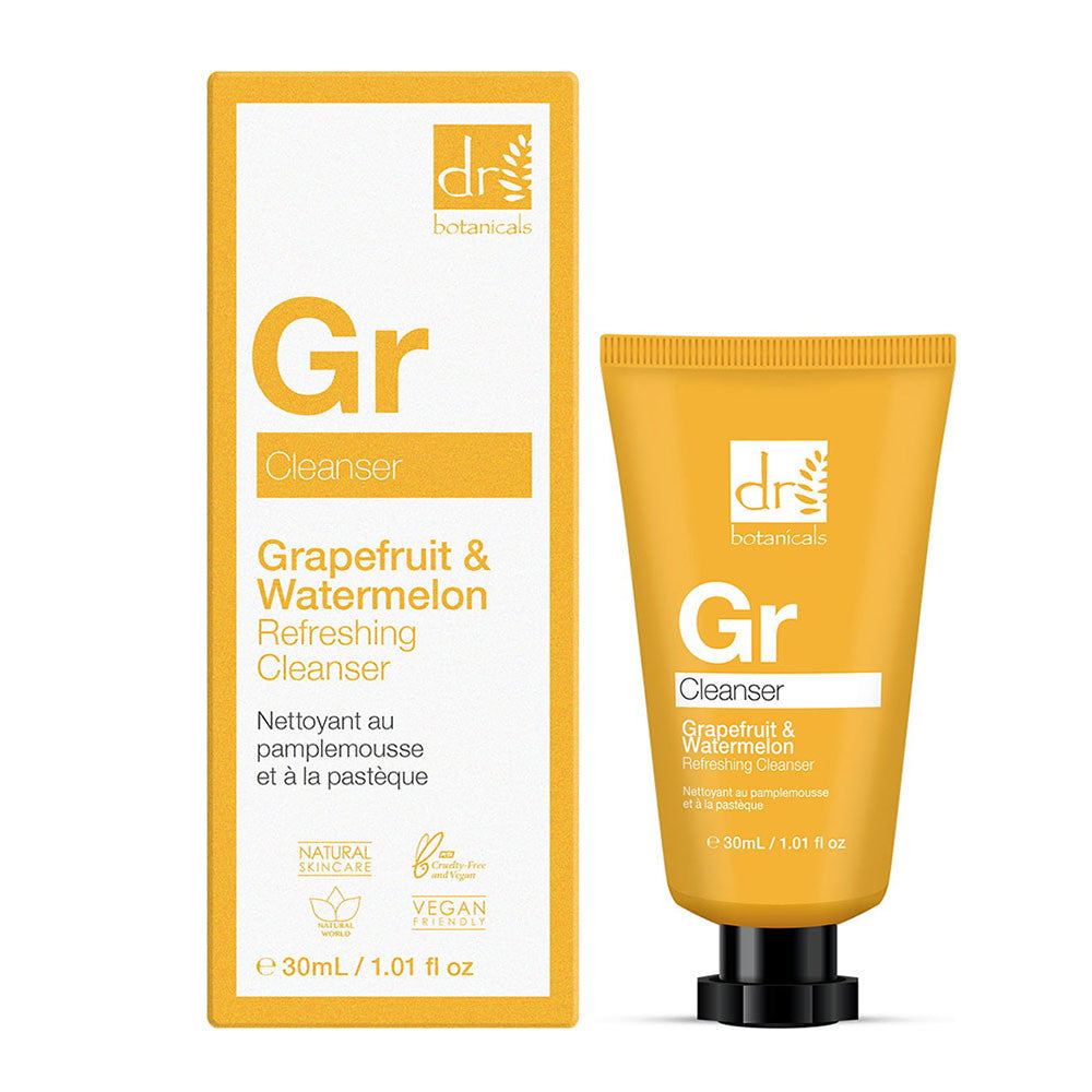 Dr Botanicals Grapefruit and Watermelon Refreshing Cleanser, 1.01 Oz